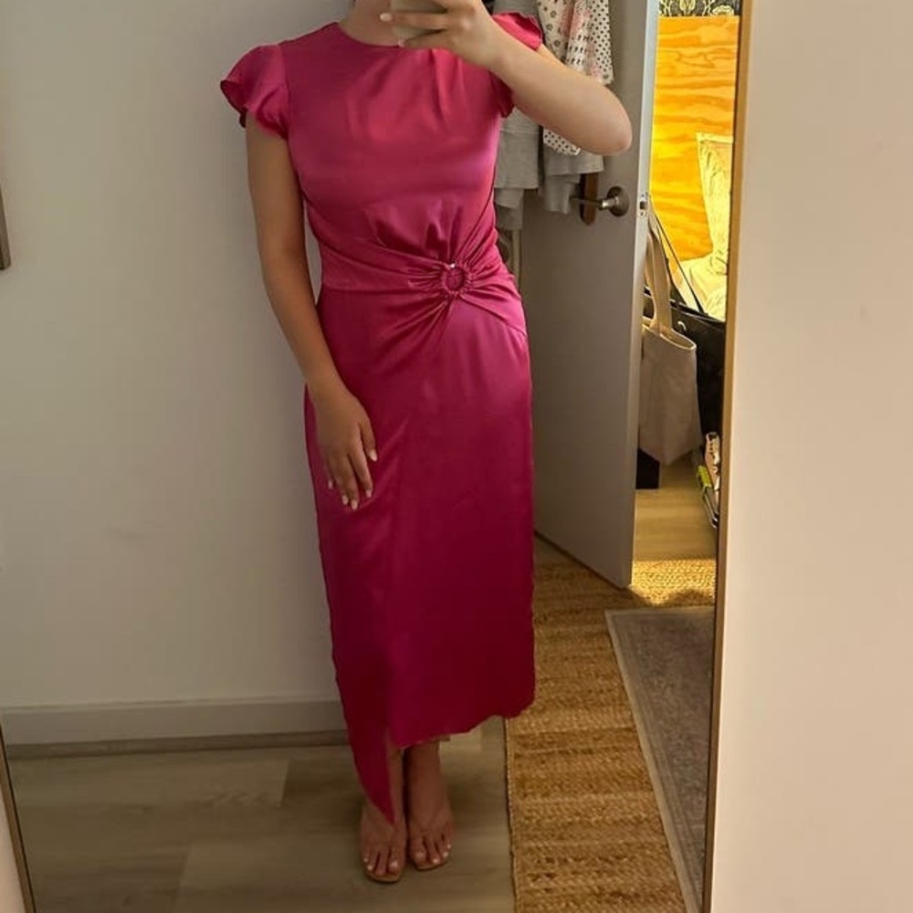 Shoshanna Quinn Pink Dress Gown 2